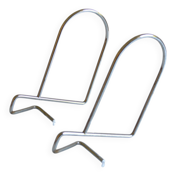 Paire de serre livres minimaliste années 80