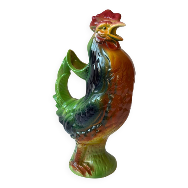 Pichet en barbotine Coq Saint-Clement