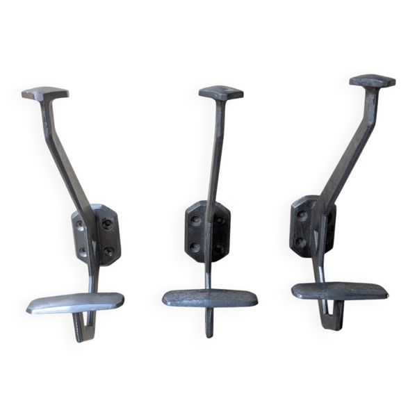 3 patères Art déco
