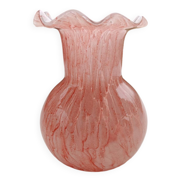 Vase Murano collerette