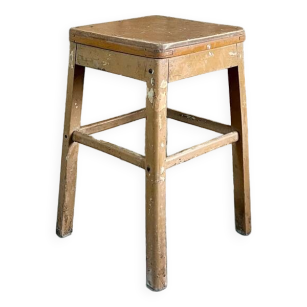 Tabouret d’atelier (rénové) - Bon état sur Selency