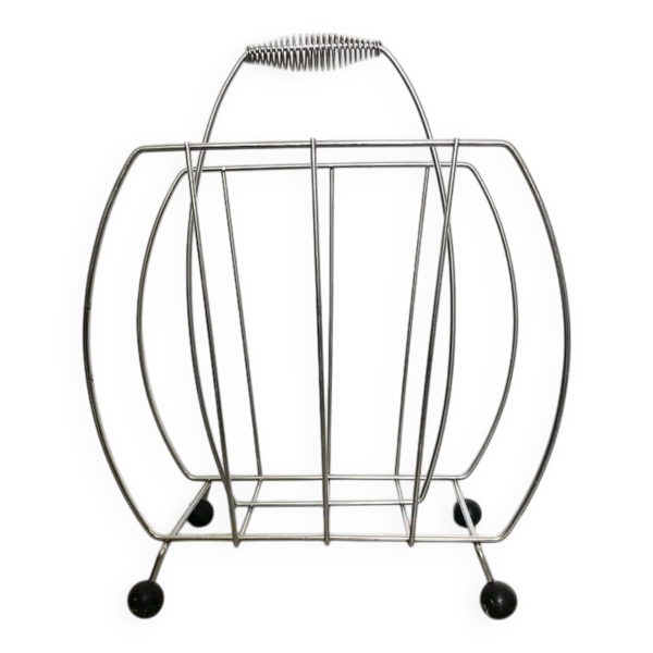 Porte revues en métal vintage