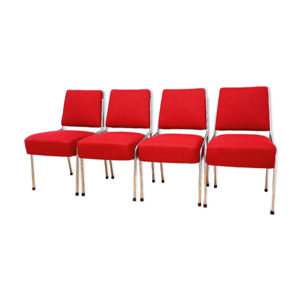 Ensemble de quatre chaises conçues par Hynek Gottwald, Tchécoslovaquie, Bauhaus Bon état -  reconditionné disponible sur Selency