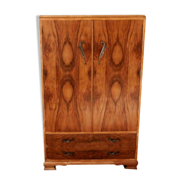 Armoire anglaise Art Déco - Bon état sur Selency