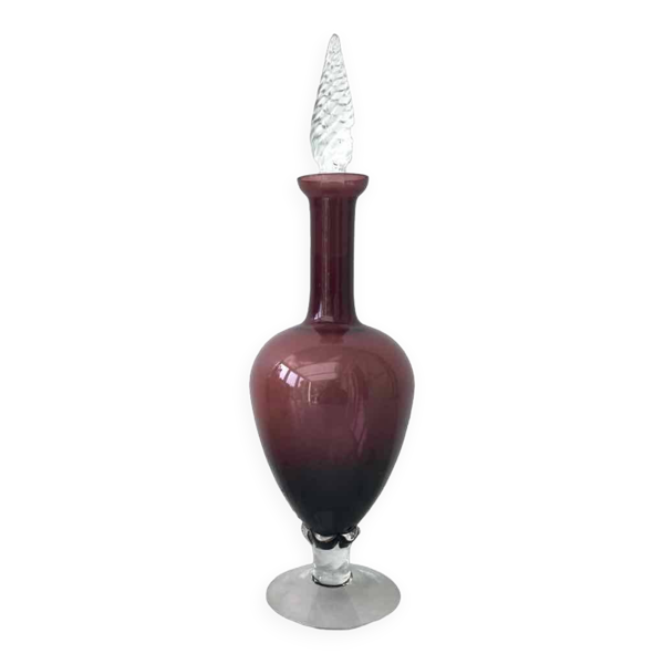 Carafe italienne en verre soufflé