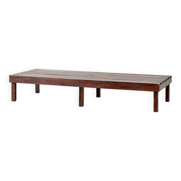 Banc en pin français - 1960s