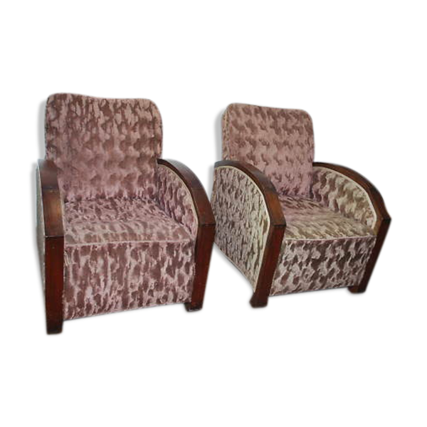 Fauteuils style art déco - Bon état sur Selency