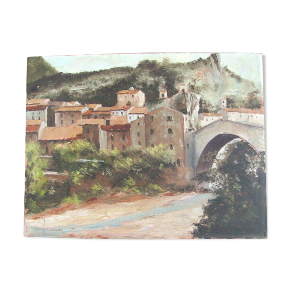 Tableau Pont de Nyons - Drôme - Bon état sur Selency