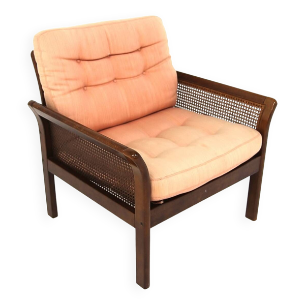 Fauteuil scandinave en hêtre, Suède, 1960