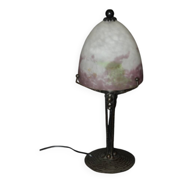 Lampe d'époque Art Déco par Muller vers 1930 Bon état -  reconditionné disponible sur Selency