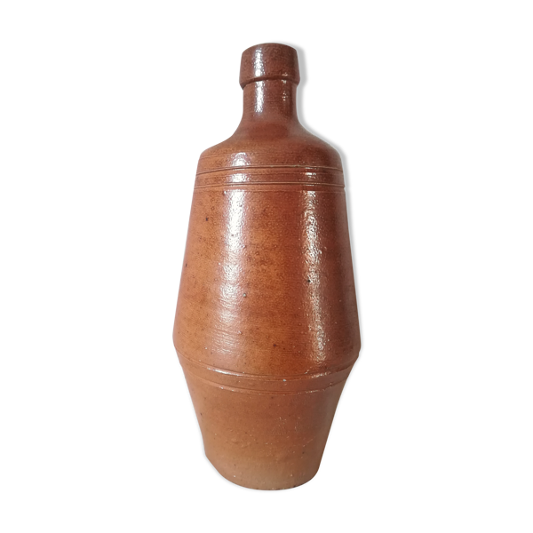 Vase bouteille en grès