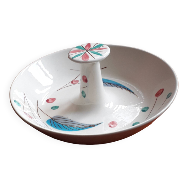 Vide poche vintage très original en céramique belge