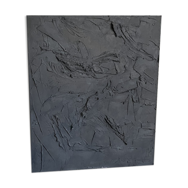 Tableau minimaliste effets de matière