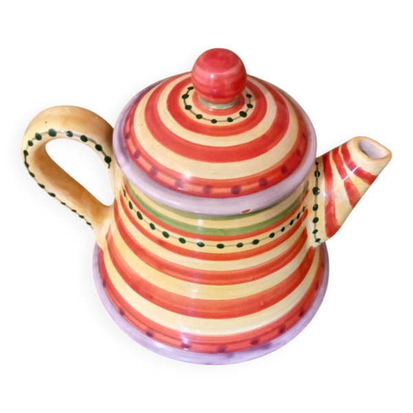 Théière maxi céramique Festin Coquin - Bon état sur Selency