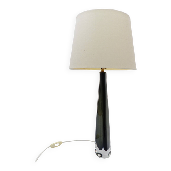 Lampe scandinave en verre sommerso Nils Landberg pour Orrefors 1960