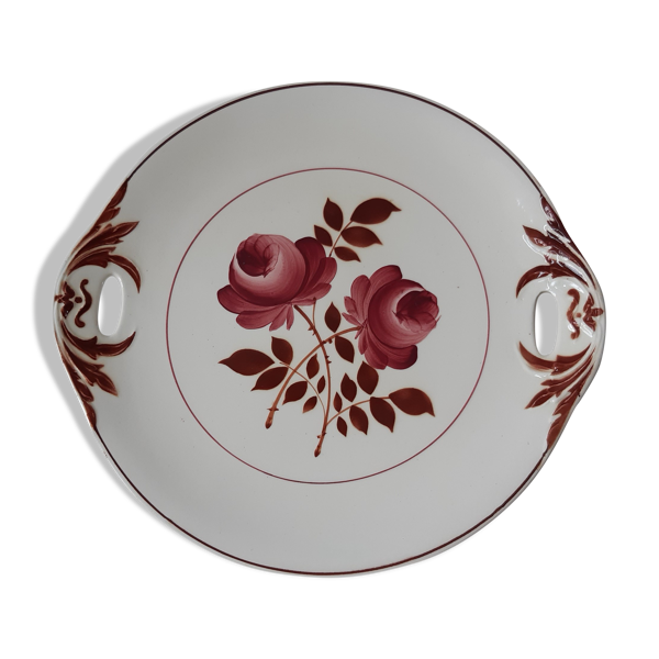 Plat à gâteaux Saint-Amand modèle "Roubaix" années 30-40