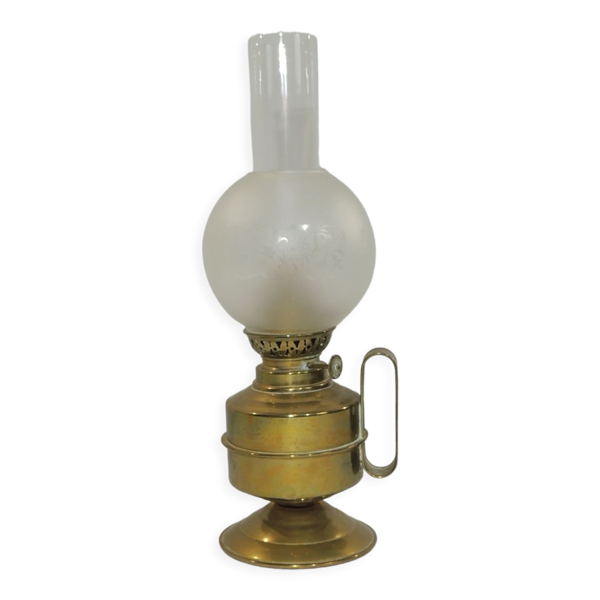 Lampe à pétrole ancienne vintage - Bon état sur Selency