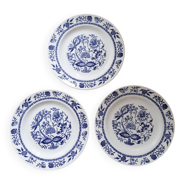 Lot de 3 assiettes plates