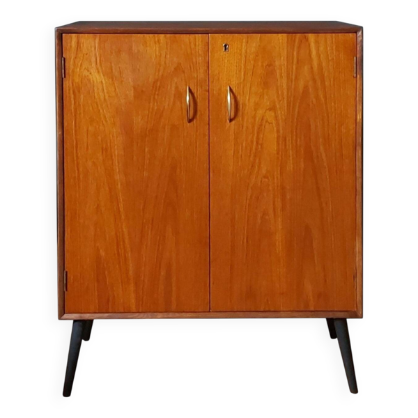 Meuble sur pieds inclinés, Suède, années 1960 - Bon état sur Selency