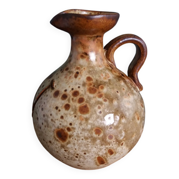 Pichet vinaigrier en grès de Puisaye de Jean-Pierre Prud’homme - Bon état sur Selency