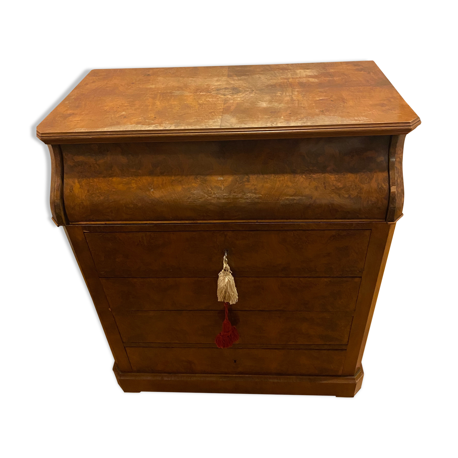 Meuble lavabo en bois et marbre / Commode