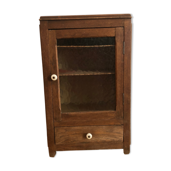 Armoire vitrée à poser - Bon état sur Selency