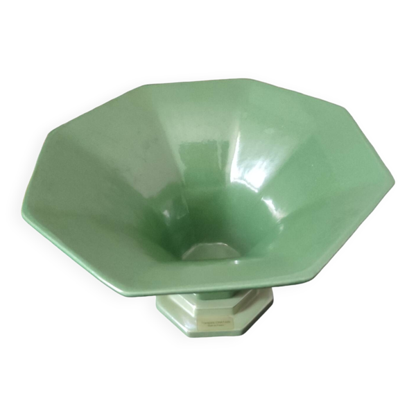 Coupe François Chatain céramique vert émeraude