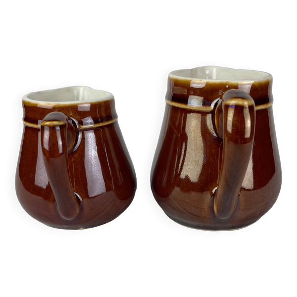 Lot 2 pots à lait en céramique Bon état -  reconditionné disponible sur Selency