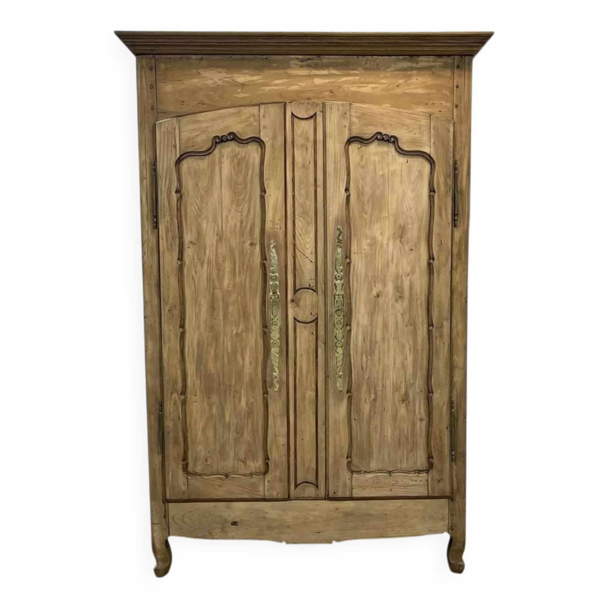 Armoire de campagne en châtaignier brut 19ème