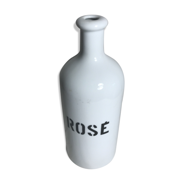 Bouteille céramique marquage Rosé Dt Paris France vintage - Bon état sur Selency