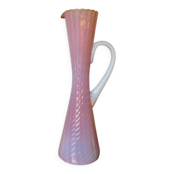 Vase, soliflore stelvia glass, italy, rose, orange et opalescent, années 60 Bon état -  reconditionné disponible sur Selency