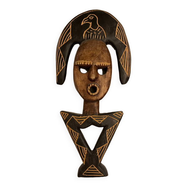 Masque africain en bois