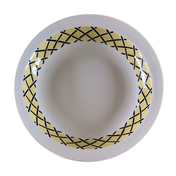 Plat rond creux Badonviller 1950