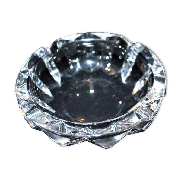 Cendrier, vide-poche en cristal de Saint-Louis