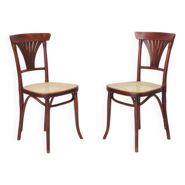 Paire de chaises Thonet #221 vers 1900, vintage, antique