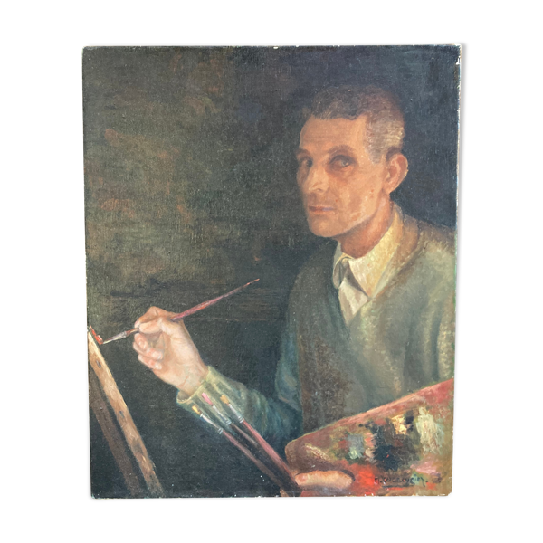 Portrait d'un artiste inconnu