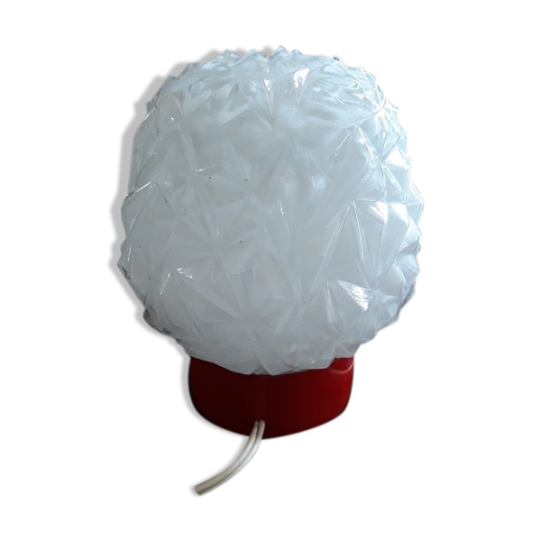 Veilleuse années 70 - verre diamant