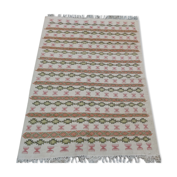 Tapis margoum traditionnel fait main - Bon état sur Selency