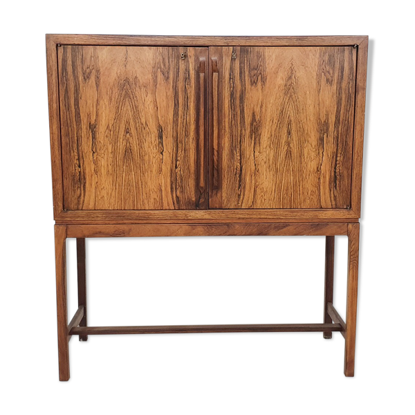 Bar en bois de rose par Torbjørn Afdal pour Mellemstrands Møbelfabrik, Norvège, années 1960