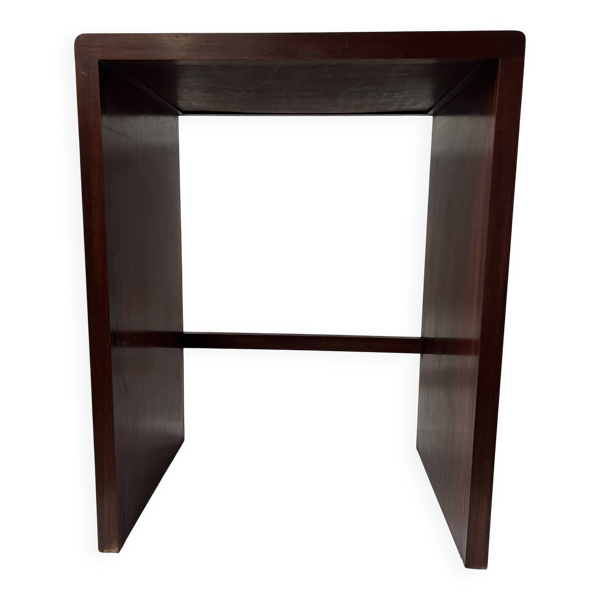 Console Art Déco en placage de bois d'acajou XX siècle