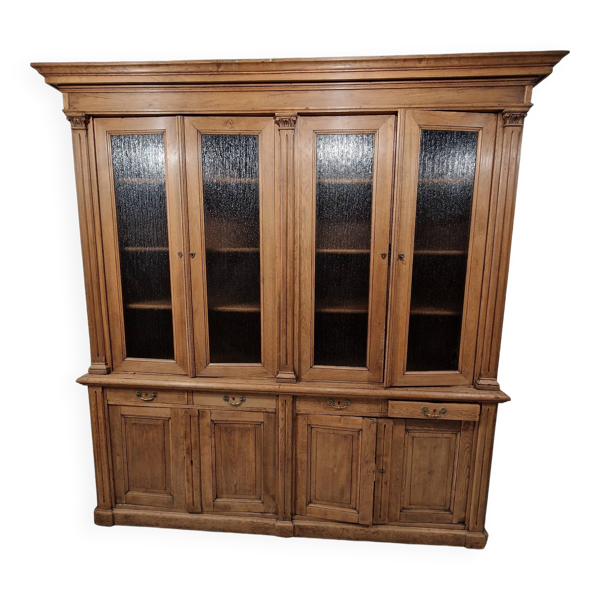 bibliothèque vitrée en chene XXem Bon état -  reconditionné disponible sur Selency