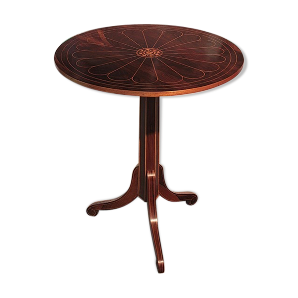 Guéridon en palissandre XXème Bon état -  reconditionné disponible sur Selency