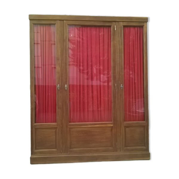 Bibliothèque 3 portes en chêne - Bon état sur Selency