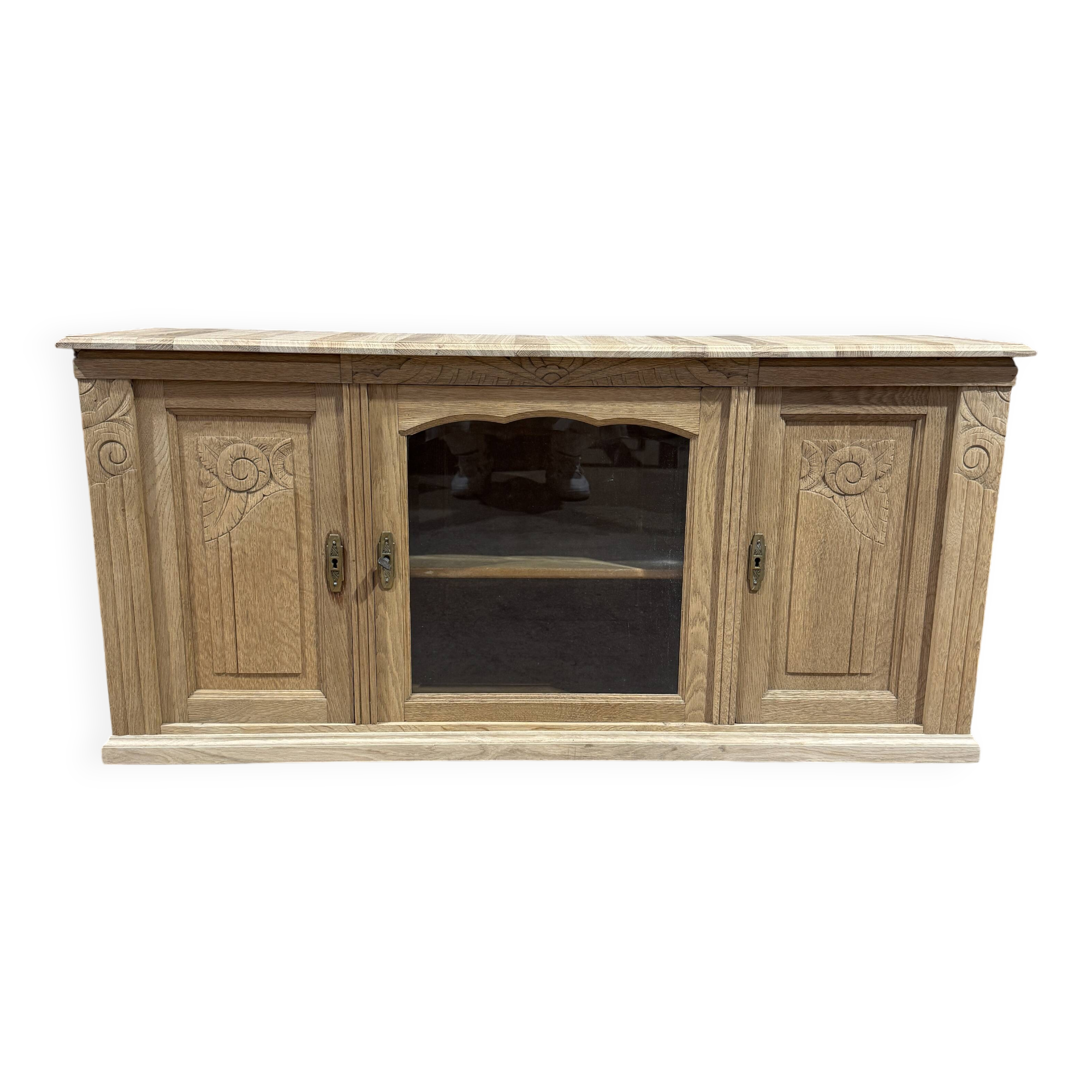 Meuble TV en chêne massif