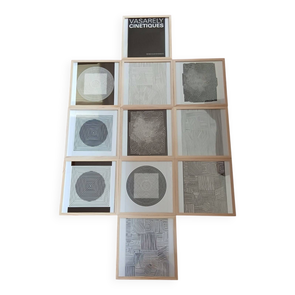 Cinétique Victor Vasarely Portfolio 1973