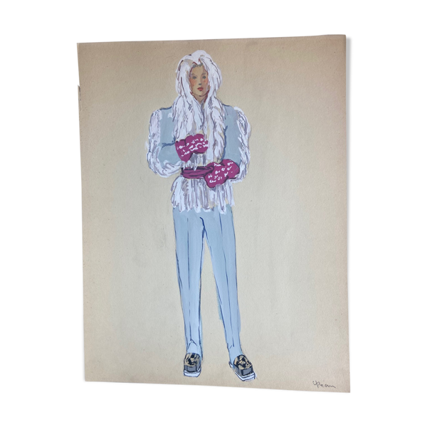 Dessin de mode - Bon état sur Selency