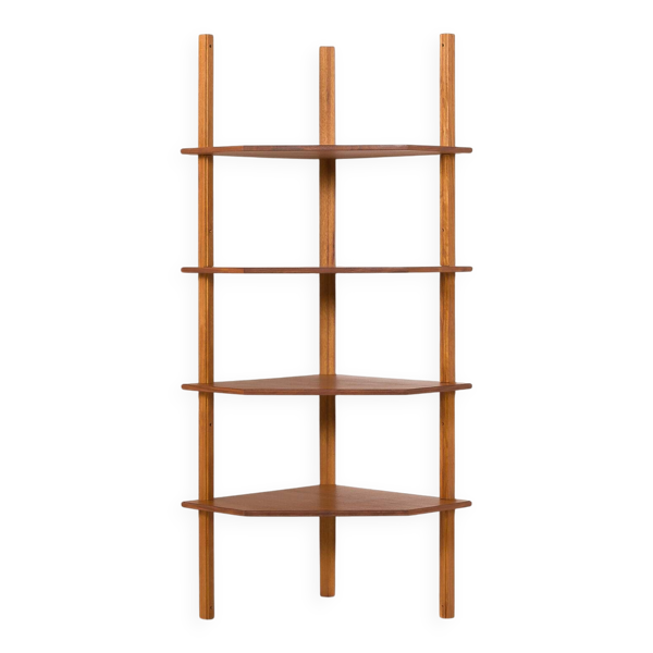 Meuble d'angle mural italien du milieu du siècle, années 1970 - Bon état sur Selency