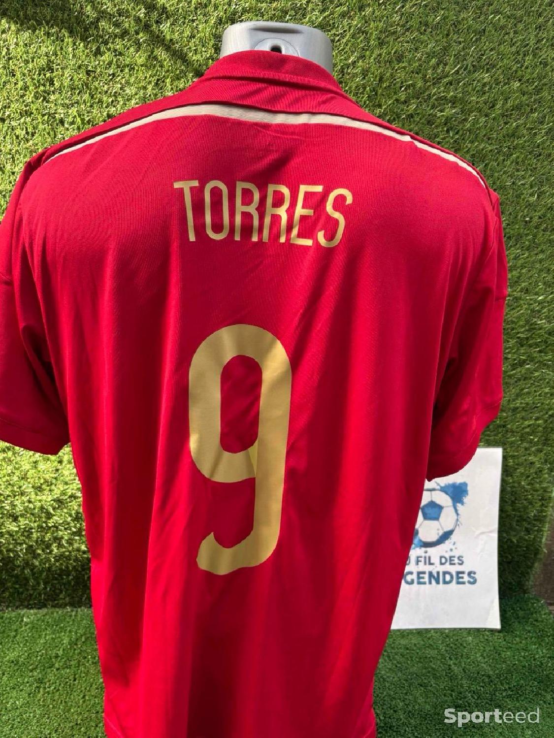 Maillot Torres Espagne  Très bon état - Adidas reconditionné disponible sur Sporteed