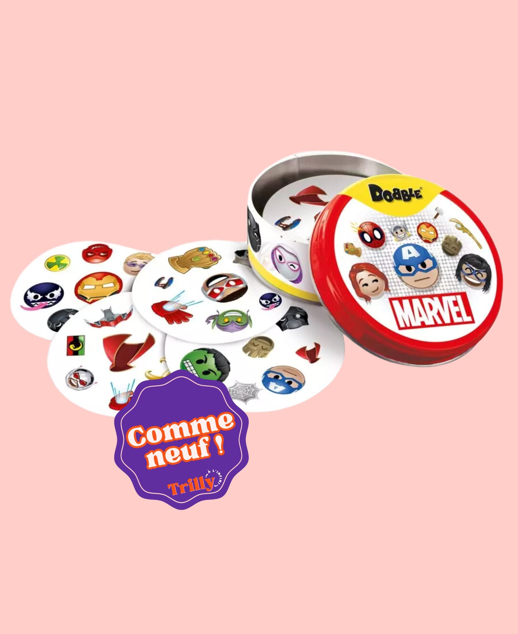 Jeu Dobble Marvel Emoji