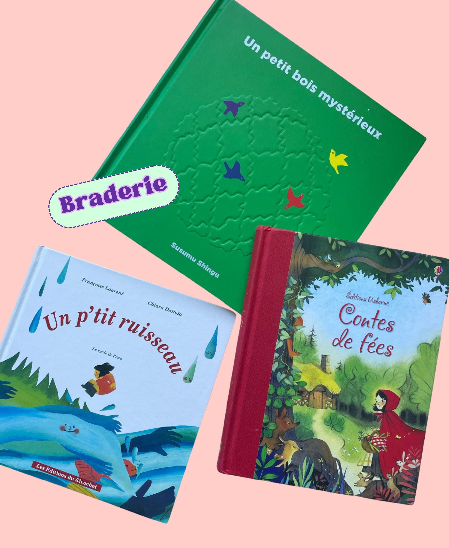 Lot de 3 livres d'histoires et Pop-up